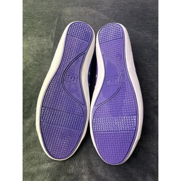 DC Women's Cleo Shoes Purple Size 11 Skate Canvas Sneakers - Picture 11 of 17